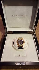 HARRY WINSTON Premier Chronograph 18K Yellow Gold Watch