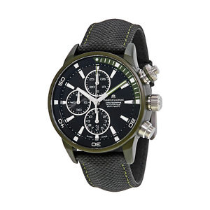 Maurice Lacroix Pontos S Extreme Black Dial Leather Mens Watch PT6028-ALB21-331