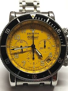 ZENITH EL PRIMERO RAINBOW  CRONO AUTOMATICO  REFERENZA ID 02- 0471-400  RARO