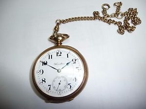 HAMILTON  14k YELLOW GOLD 21 Jewel RAIL ROAD POCKET WATCH