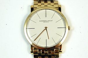 Audemars Piguet 18K Ultra Thin Model Man’s Wrist Watch & 18K AP Bracelet