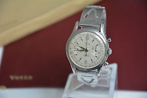 Vintage Vetta Chronograph Watch Waterproof Cal. 130 Valjoux 23
