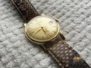 VINTAGE 18K SOLID GOLD DELBANA AUTOMATIC LIMITED EDITION
