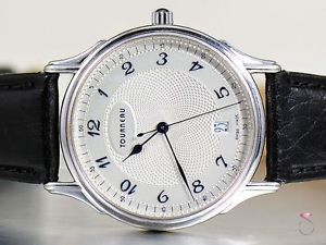Tourneau Classic Men’s Watch, 18K White Gold, 1900 Guilloche Automatic Ref30020