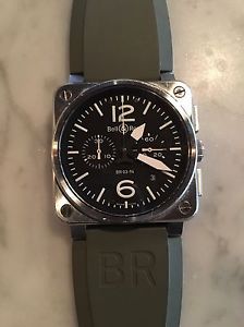 Bell & Ross BR03-94 Steel Chronograph Watch for Men