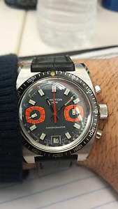 Very Rare men's vintage Croton Chronomaster 7734 working