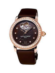 Frederique Constant Ladies Rosegold Plated Watch with Diamonds FC-310CDHB2PD4