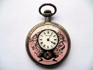 POCKET WATCH PENDULUM EXCLUSIF VERY RARE SILVER CASE 0,800