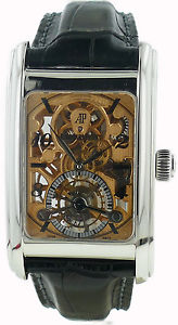 NEW Audemars Piguet Edward Piguet Platinum Skeleton Dial Tourbillon Wristwatch