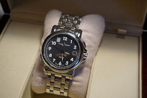 Ulysse Nardin San Marco GMT 203-22 Men's Watch with Small Date Stainless Steel