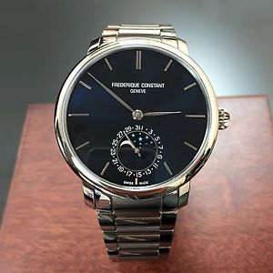 FREDERIQUE CONSTANT MOONPHASE MENS WATCH FC-705N4S6B2 NEW!!!!  MSRP $3,795