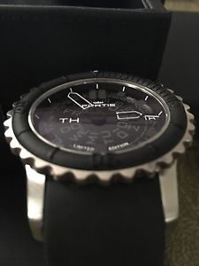 Fortis Mens 675.10.81 L.01 B-42 Big Black Automatic Rotating Bezel AD WARRANTY!