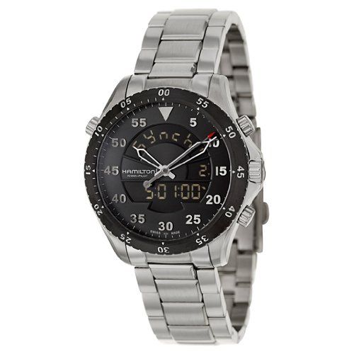 Hamilton Khaki Aviation Flight Timer Quartz Men's Quartz Watch H64554131