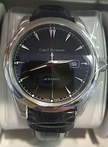 Carl F Bucherer Manero AutoDate Automatic Black Dial Men's Watch