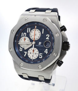 Audemars Piguet Navy Royal Oak Offshore 42mm Chronograph 26470ST 1 YEAR WARRANTY