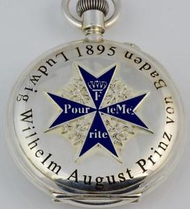 The personal watch of Prince Ludwig von Baden by J.Assmann,Glashutte.  A1 GRADE