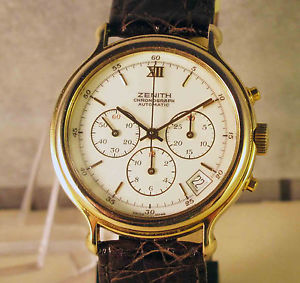 zenith el primero cassa placcata oro automatico ottimo stato