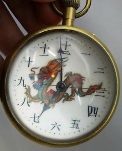 Rare antique ball desk watch,Central Seconds hand,made for Chinese market c1890