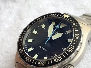 Halios Bluering Automatic Watch Very RARE BLACK DIAL, Only 100 Made!!!!!