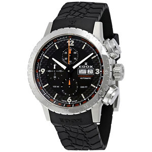 Edox Chronorally-1 Chronograph Automatic Men's Watch 01118 3 NO Silicone Strap