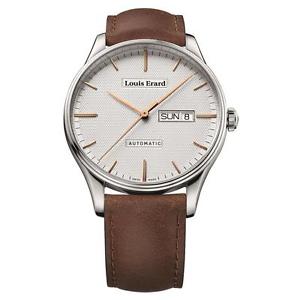 LOUIS ERARD MEN'S HERITAGE 41MM LEATHER BAND AUTOMATIC WATCH 72288AA31.BVA01