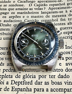 BWC divers chronograph, 200 m, Valjoux 7733, 1970