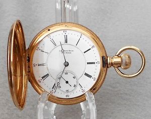 14KYG 16s 15j Private Label Pocket Watch