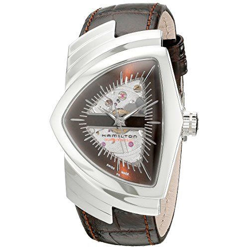 Hamilton Men's H24515591 Ventura Analog Display Automatic Self Wind Brown Watch