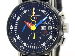 ALAIN SILBERSTEIN Krono Bauhaus Steel Automatic Mens Watch LWO5100 (BF113499)