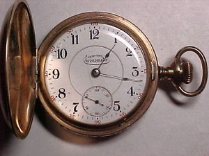 Scarce Illinois 18s 23 Jewels Interstate Chronometer Goldfilled Hunting Case