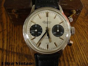 VINTAGE TRADITION SEARS CHRONOGRAPH-MODEL 7723-VALJOUX 7730-UNPOLISHED-SERVICED!
