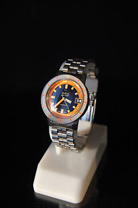 Zodiac Sea Wolf•Automatic•17j•Date•Hacking•Date•Original•Serviced•Warranty