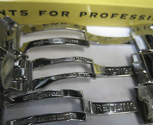 STEEL WRISTWATCH BAND NEW WITHOUT TAGS 20mm ENDS STRAIGHT.