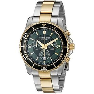 Victorinox Men's 241693 Maverick Chronograph Two-Tone Stainless Steel Bracelet W
