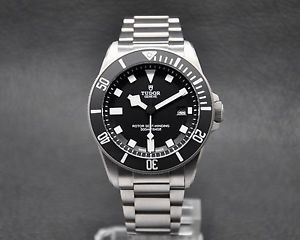 Tudor Pelagos 25600TN Black Dial Titanium Men's Watch 1640ft Water resistance