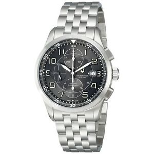 Victorinox Men's 241620 AirBoss Analog Display Swiss Automatic Silver Watch