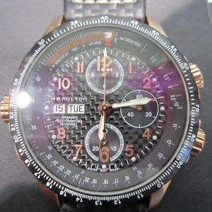 HAMILTON KHAKI  X-WIND MEN'S WATCH AUTOMATIC LEA SPORTS SAPPHIRE H 77696793