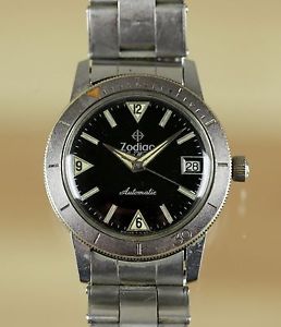 Vintage Zodiac Sea Wolf Diver Automatic (no chronograph) on Orig. Bracelet MINT