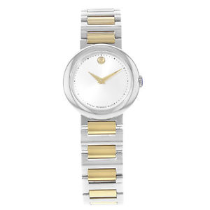 Movado Concerto pour 606703 Deux Tons Acier et Gold Quartz Femmes Montre