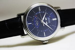 New EPOS 3391 DBL Emotion Triple Calendar SS x Automatic Moon Phase Watch,AS