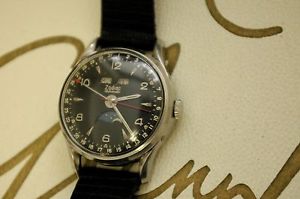 zodiac vintage moonphase, triple date watch