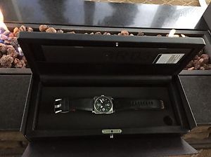 Bell & Ross BR03-92 Stainless W/box, Tools, Warranty Card And Custom Gunny Strap