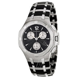 Concord Saratoga Men's Stainless Steel &Rubber Quartz Watch-0311813 Retail $3990