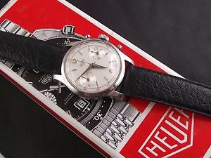 Wunderschöner HEUER Valjoux 23 Schaltrad Chronograph Service 2016 Stahl - 1959