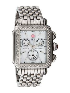 Michele Deco Diamond Markers MW06P00A0928 Wrist Watch for Women
