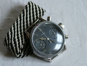 Vintage 1940s HANHART Luftwaffe Flieger Chronograph (Cal. 41) Flyback
