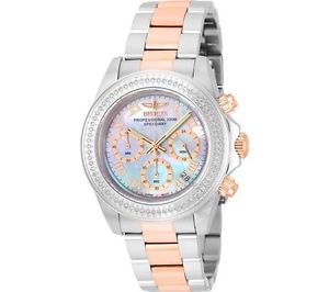 Invicta Men's   Speedway 21718 Silver/Rose Gold Stainless Steel/Platinum