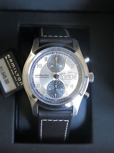 Hamilton Watch Authentic Swiss Khaki Field Chronograph Auto H71566553 NEW! 24102