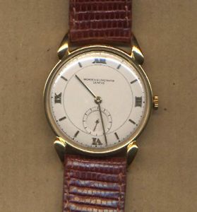 BELLISSIMO E  RARO VACHERON & CONSTANTIN ORO 18Kt.  ANNI 40/50 ANSE A RAGNO