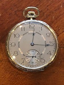 E. HOWARD WATCH CO. 14K GOLD POCKET WATCH 19 JEWELS